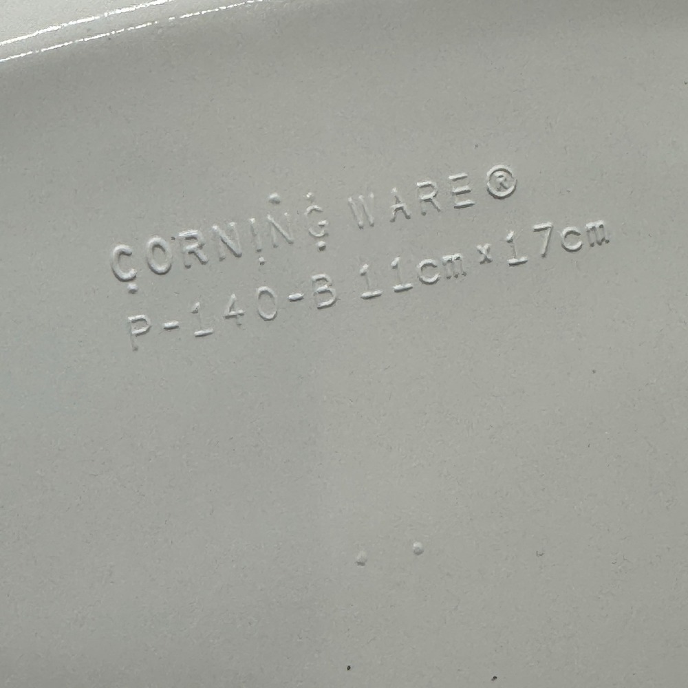 3 Vintage Corning Ware  P-140-B Baking/Snack Dishes 7" x 5" - Picture 5 of 8